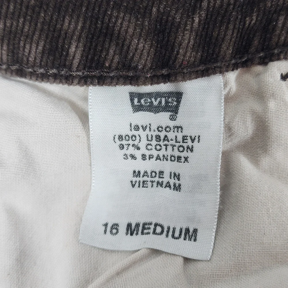 Levi’s‎ 526 Womens Brown Corduroy Slender Boot Cut Jeans Size 16
